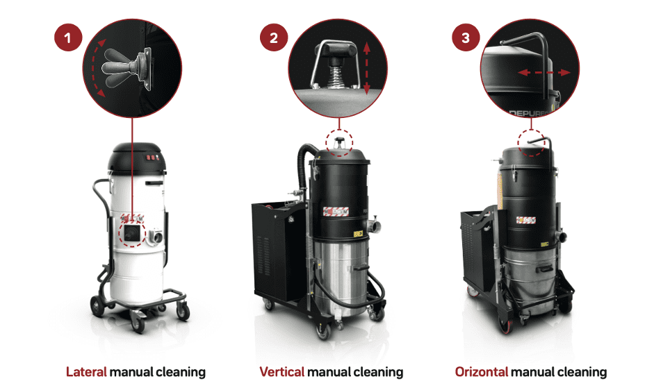 روش های نظافت فیلتر جاروبرقی صنعتی