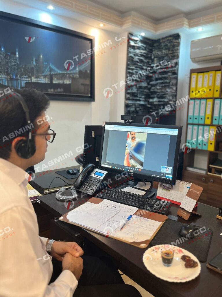 گزارش تصمیم وکیوم - جلسه آنلاین راه اندازی جاروبرقی صنعتی 3 اخبار تصمیم وکیوم - جلسه آنلاین نصب و راه اندازی جاروبرقی های صنعتی