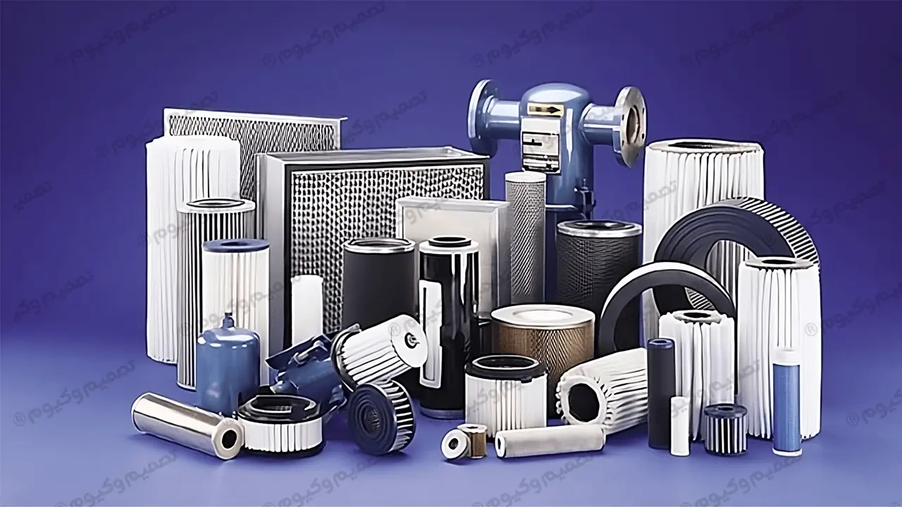 انواع فیلتر های جاروبرقی صنعتی
