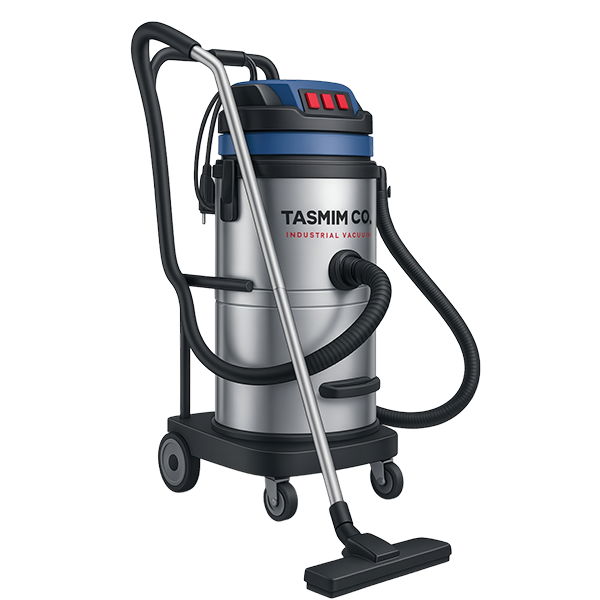 جاروبرقی صنعتی پودرهای بسیار ریز 5 جاروبرقی سه موتوره آب و خاک صنعتی Maroon M3-80