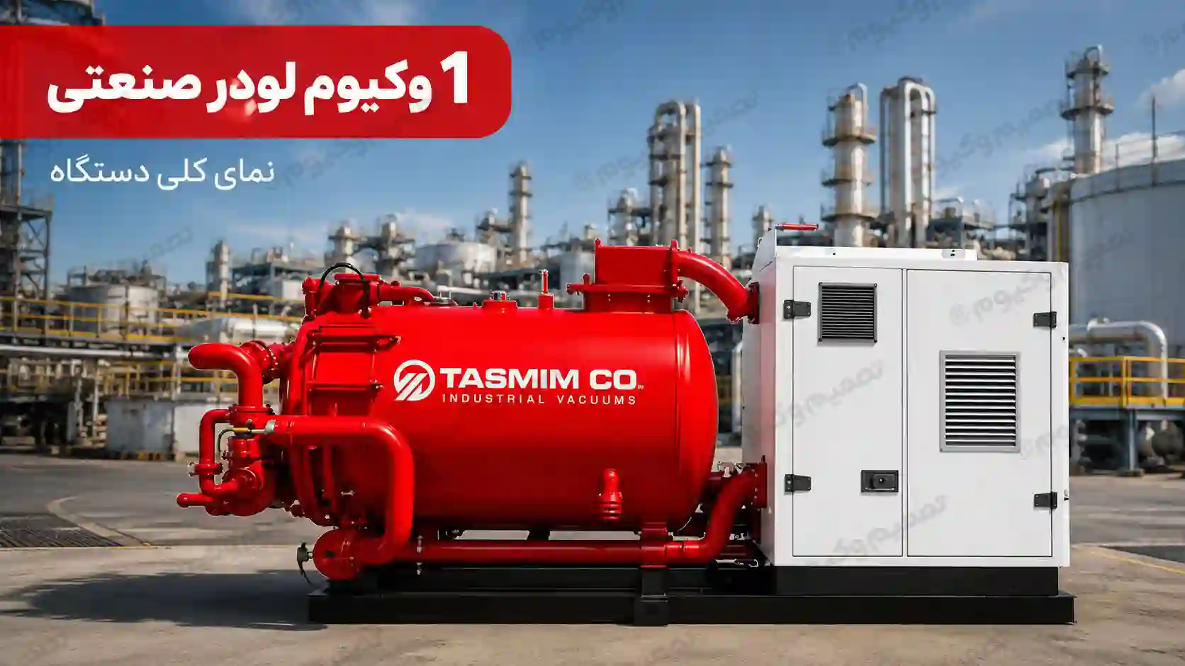 نمای کلی وکیوم لودر صنعتی تصمیم وکیوم در محیط کارخانه