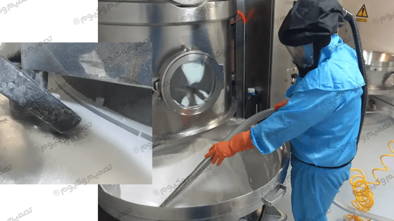 جاروبرقی صنعتی گرد و غبار | راهکار جمع‌آوری ذرات سمی، دود و نانوپودرها