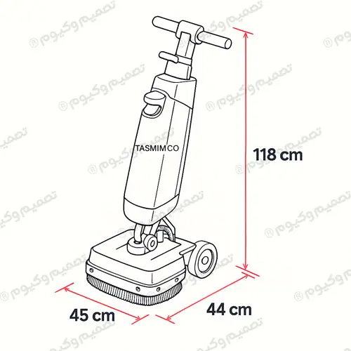 اسکرابر صنعتی دستی T۱