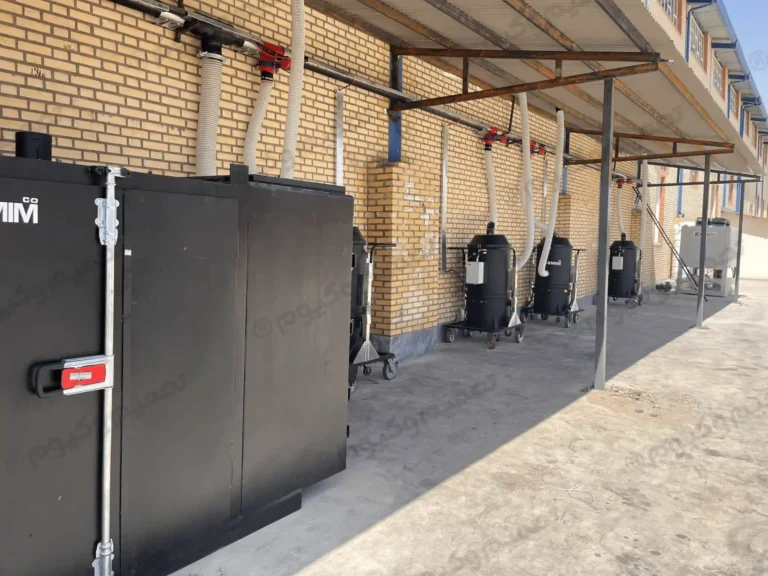 سیستم انتقال مواد تحت وکیوم | راهکار هوشمندانه شرکت رنگ اسپادانا