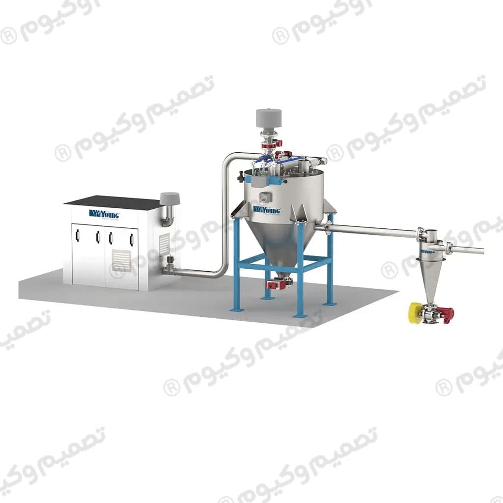 یکپارچه‌سازی با سیستم مکنده مرکزی (CVS) و انتقال پنوماتیک