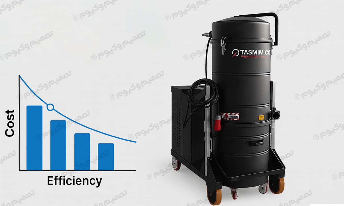 هزینه جاروبرقی صنعتی چقدر است؟ راهنمای ساده و واقعی