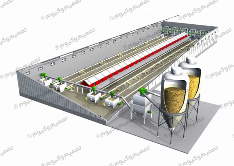 مزایای سیستم انتقال دان مرغداری​