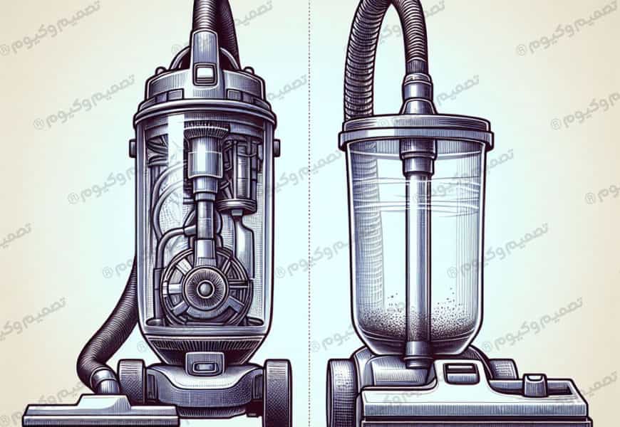 تفاوت جاروبرقی سایکلون‌دار با مدل‌های کیسه‌ای و معمولی​