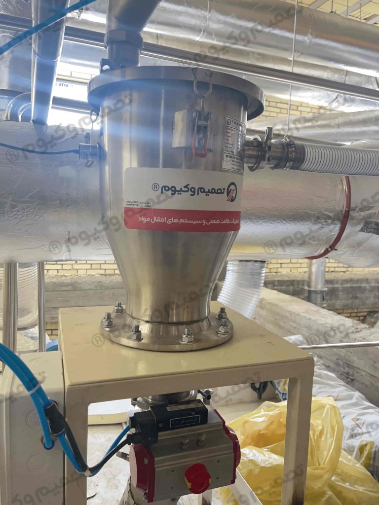 پیاده‌سازی سیستم انتقال مواد پنوماتیکیِ خلأ در خط سرم‌سازی