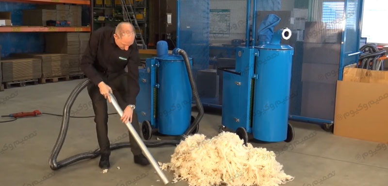 خرید جاروبرقی صنعتی برای صنعت فرش و نساجی از تولید کننده تصمیم وکیوم