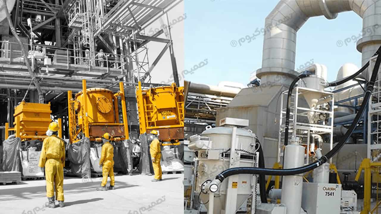 انتخاب سیستم وکیوم تخلیه کاتالیست: دبی/فشار، فیلتر، سایز شلنگ، ضدسایش