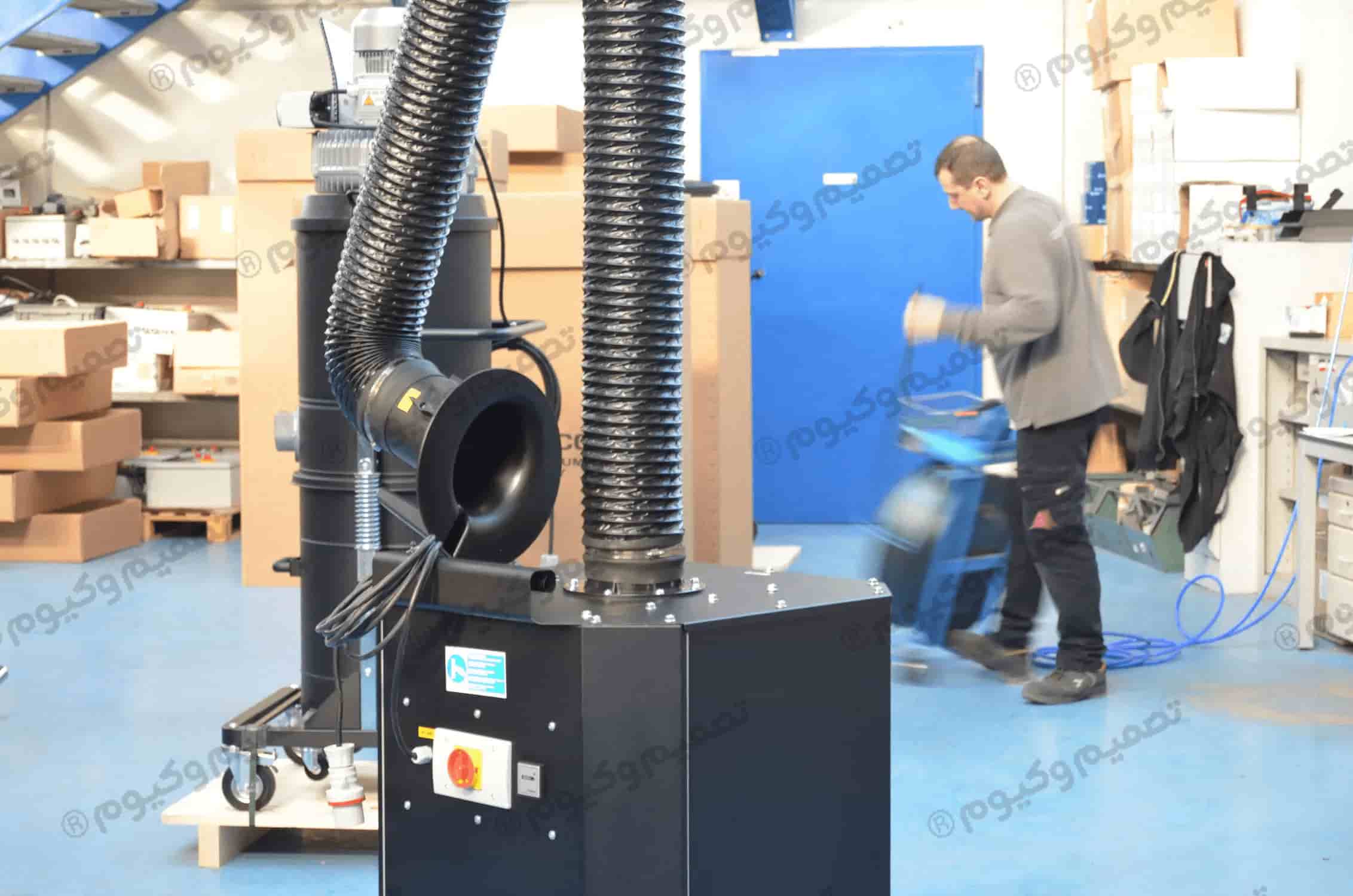 ساختمان دستگاه‌های تصفیه دود جوشکاری​ تولید کننده تصمیم وکیوم