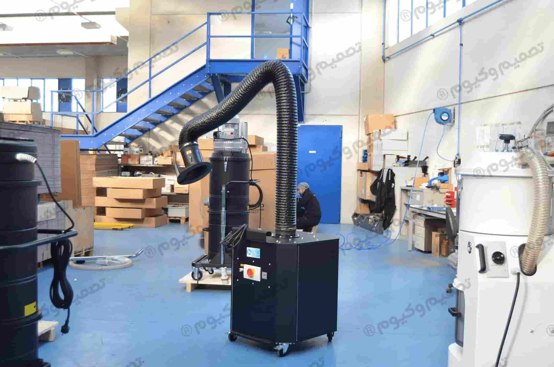 ساختمان دستگاه‌های تصفیه دود جوشکاری​ تصمیم وکیوم