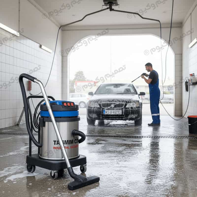 خرید جاروبرقی نیمه صنعتی آب و حاک تولید تصمیم وکیوم