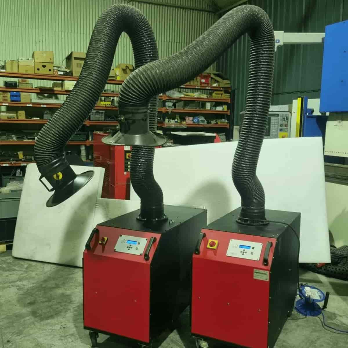 تحویل کامل پروژه غبارگیر و مکنده دود صنعتی از شرکت تصمیم وکیوم