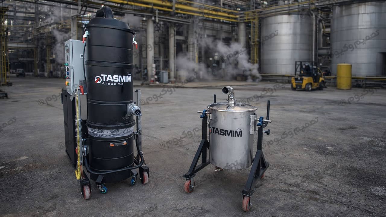 مخزن جاروبرقی صنعتی کم است؟ راه‌حل اقتصادی: مخزن جداگانه بدون تعویض دستگاه